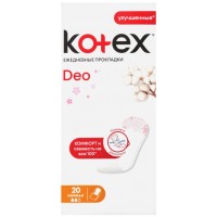Прокладки ежедневные Kotex Deo Normal, 20 шт